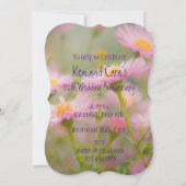 Invitation de mariage 20e anniversaire de mariage  (Dos)