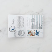 Invitation de mariage à Cancun au Mexique avec pas (Intérieur)