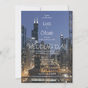 Invitation de mariage à Chicago