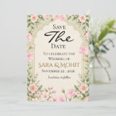 Invitation de mariage à conserver modèle éditable (Debout devant)