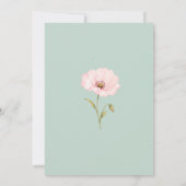 Invitation de mariage à conserver modèle éditable (Dos)