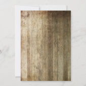 Invitation de mariage à couleurs personnalisables (Dos)