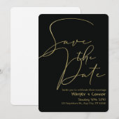 Invitation de mariage à croquer Enregistrez la dat (Devant / Derrière)
