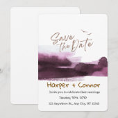 Invitation de mariage à croquer Enregistrez la dat (Devant / Derrière)