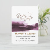 Invitation de mariage à croquer Enregistrez la dat (Debout devant)