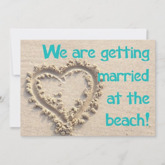 Invitation de mariage à la fête de mariage sur la (Devant)