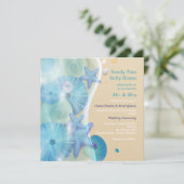 Invitation de mariage à la plage (Debout devant)