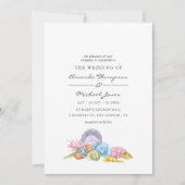 Invitation de mariage à la plage (Devant)