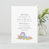 Invitation de mariage à la plage (Debout devant)