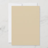 Invitation de mariage à la plage en aquarelle pour (Dos)