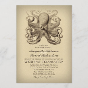 invitation de mariage à la plage nautique avec pou