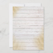 Invitation de mariage à la plage tropicale - Sauve (Dos)