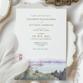 Invitation de mariage à la porte de San Francisco