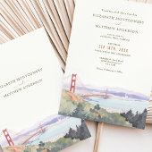 Invitation de mariage à la porte de San Francisco