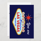 Invitation de mariage à Las Vegas (Devant / Derrière)