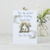 Invitation de mariage à l'église  (Debout devant)