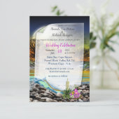 Invitation de mariage à l'élément Terre planète (Debout devant)