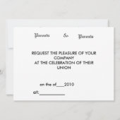 Invitation de mariage à Lisbonne (Dos)
