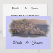Invitation de mariage à Lisbonne (Devant / Derrière)