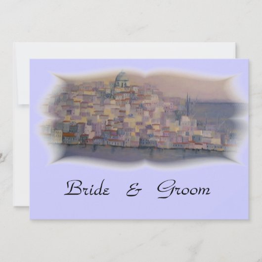 Invitation de mariage à Lisbonne (Devant)