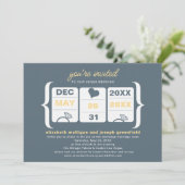 Invitation de mariage à machine à sous (Debout devant)