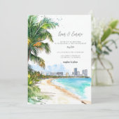 Invitation de mariage à Miami (Debout devant)