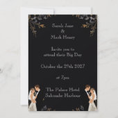 Invitation de mariage à personnaliser (Devant)