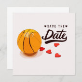 Invitation de mariage à retenir la date sur le thè (Devant / Derrière)