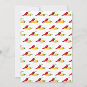 Invitation de mariage à thème Fiesta colorée (Dos)