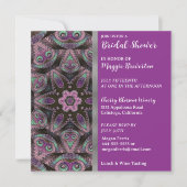 Invitation de mariage abstrait glamour (Devant)