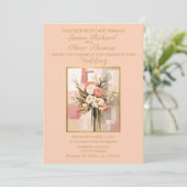 Invitation de mariage Abstraite élégante (Debout devant)