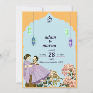 Invitation de mariage: Adam & Marwa