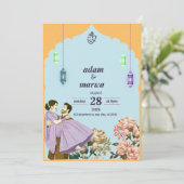 Invitation de mariage: Adam & Marwa (Debout devant)