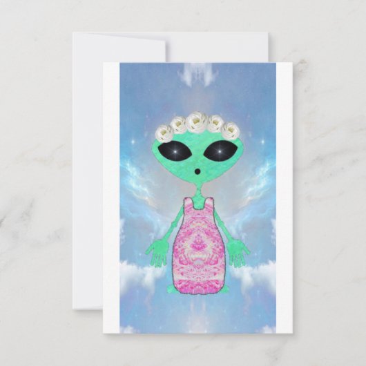Invitation de mariage alien  (Devant)