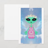 Invitation de mariage alien  (Devant / Derrière)