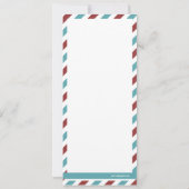 Invitation de mariage // Amour d'Airmail (Dos)