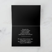 Invitation de mariage amusante BUDDY pour garçon d (Intérieur)