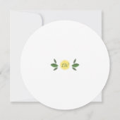 Invitation de mariage amusante Main Squeeze Lemons (Dos)