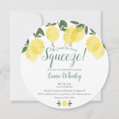 Invitation de mariage amusante Main Squeeze Lemons (Devant)