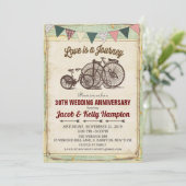 Invitation de mariage anniversaire de mariage de v (Debout devant)