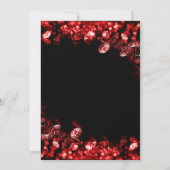 Invitation de mariage anniversaire diamant rouge m (Dos)