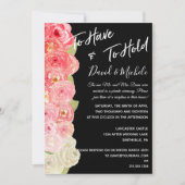 Invitation de mariage après-cérémonie ou après-mar (Devant)