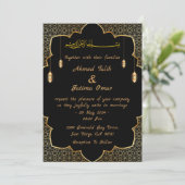 Invitation de mariage arabe (Debout devant)