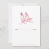 Invitation de mariage arabe rose | Moderne et élég (Dos)