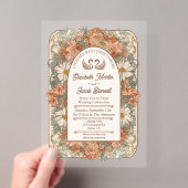 Invitation de mariage Art Nouveau (In situ (ordinateur de poche))