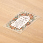 Invitation de mariage Art Nouveau (Poser)