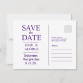 Invitation de mariage au Capitole de Madison Wisco (Dos)