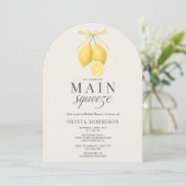 Invitation de Mariage au Citron Main Squeeze (Debout devant)