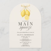 Invitation de Mariage au Citron Main Squeeze (Devant)