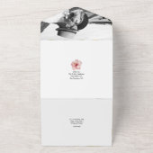 Invitation de mariage au format hibiscus tropical  (Dehors)
